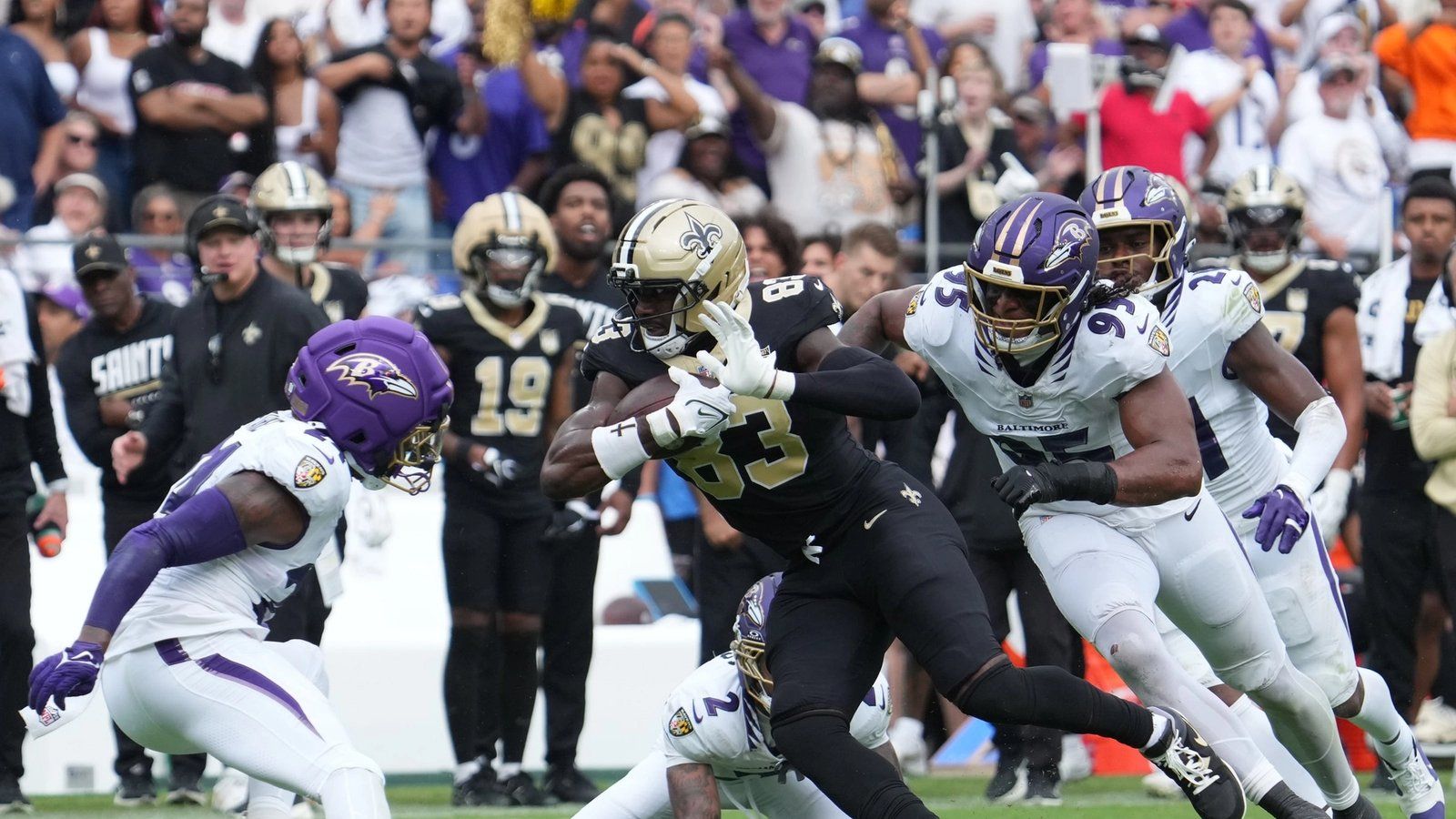 1600x900 Week 2 Saints Play Of The Game: Juwan Johnson's Crucial Third Down Conversion