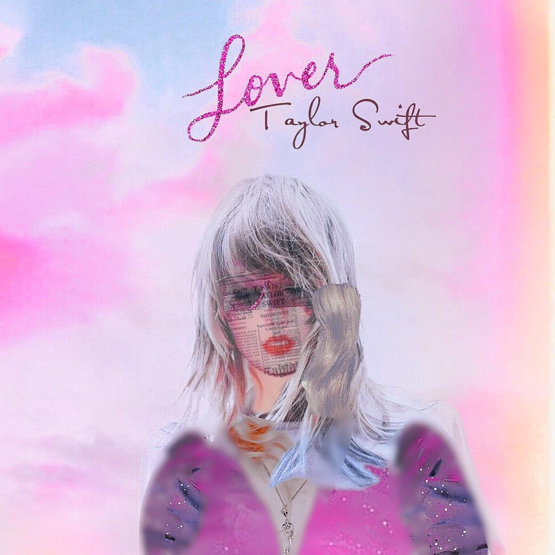 1080x1080 The album cover for Lover, but it contains a part of every album cover in it