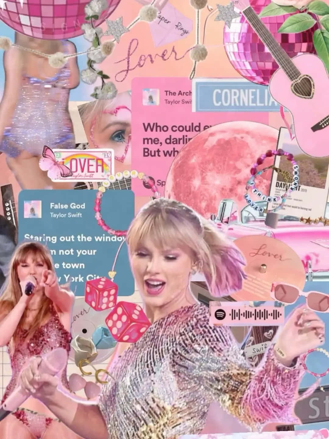 1080x1442 Download Taylor Swift Lover Collage Wallpaper
