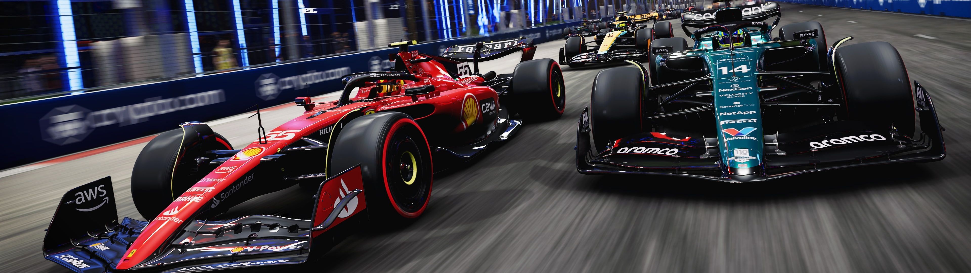 3840x1080 F1 23 Video Game 4K Wallpaper