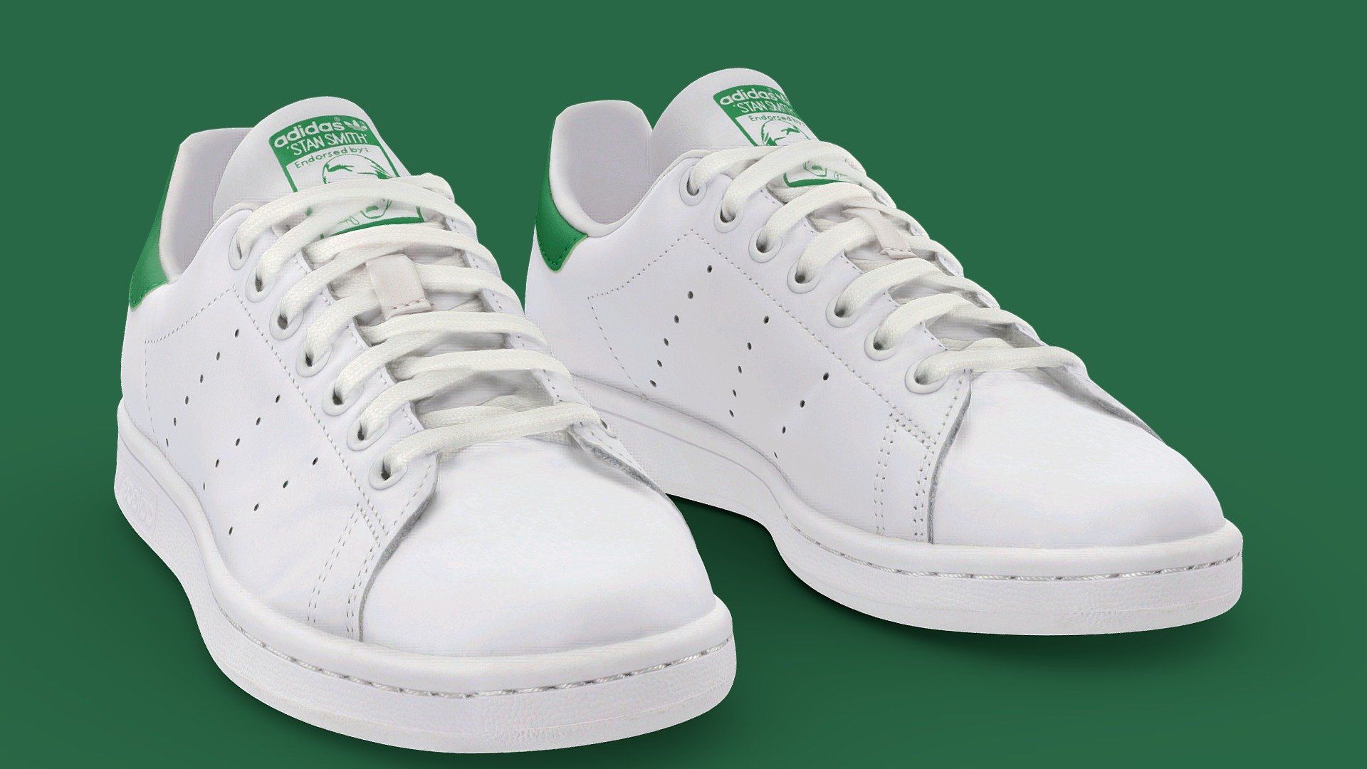 1920x1080 Adidas Originals Stan Smith Green 4k texture model by Vincent Freelance [5656d78]