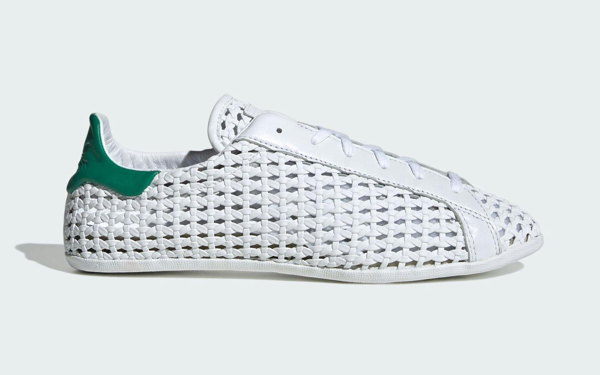 1920x1200 adidas' Skinniest Stan Smith Goes Woven Leather Basket Mode