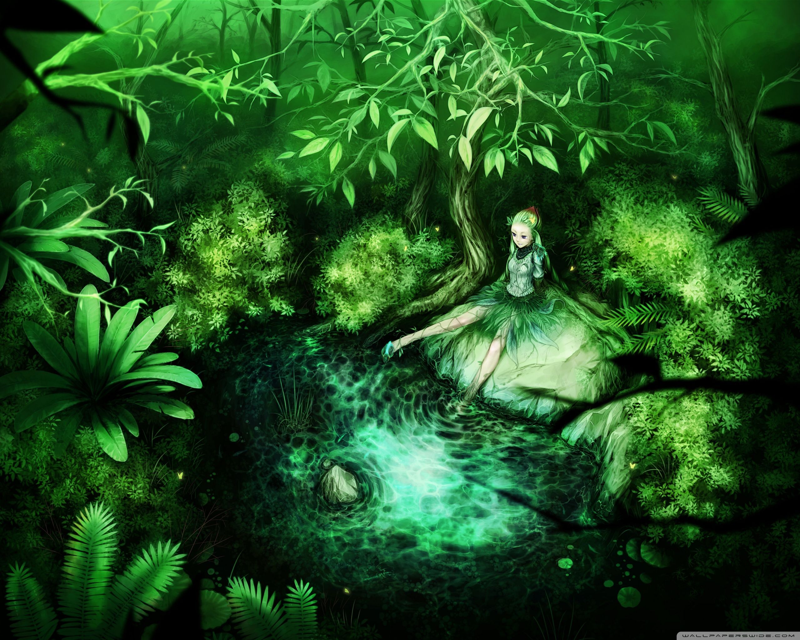 2560x2048 Green Fairy 4K UHD Wallpaper for UltraHD Desktop and TV : Dual Monitor : Smartphone and Tablet Devices