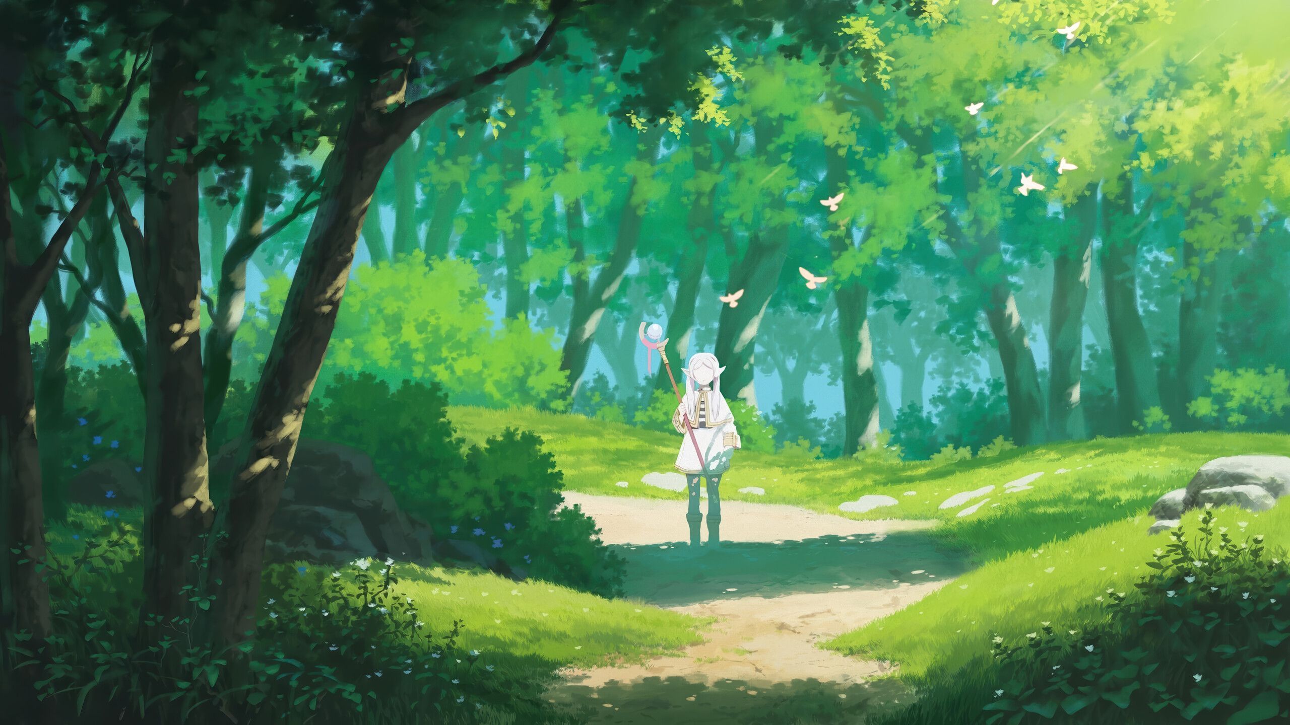 2560x1440 Frieren Anime Wallpaper 4K HD PC k