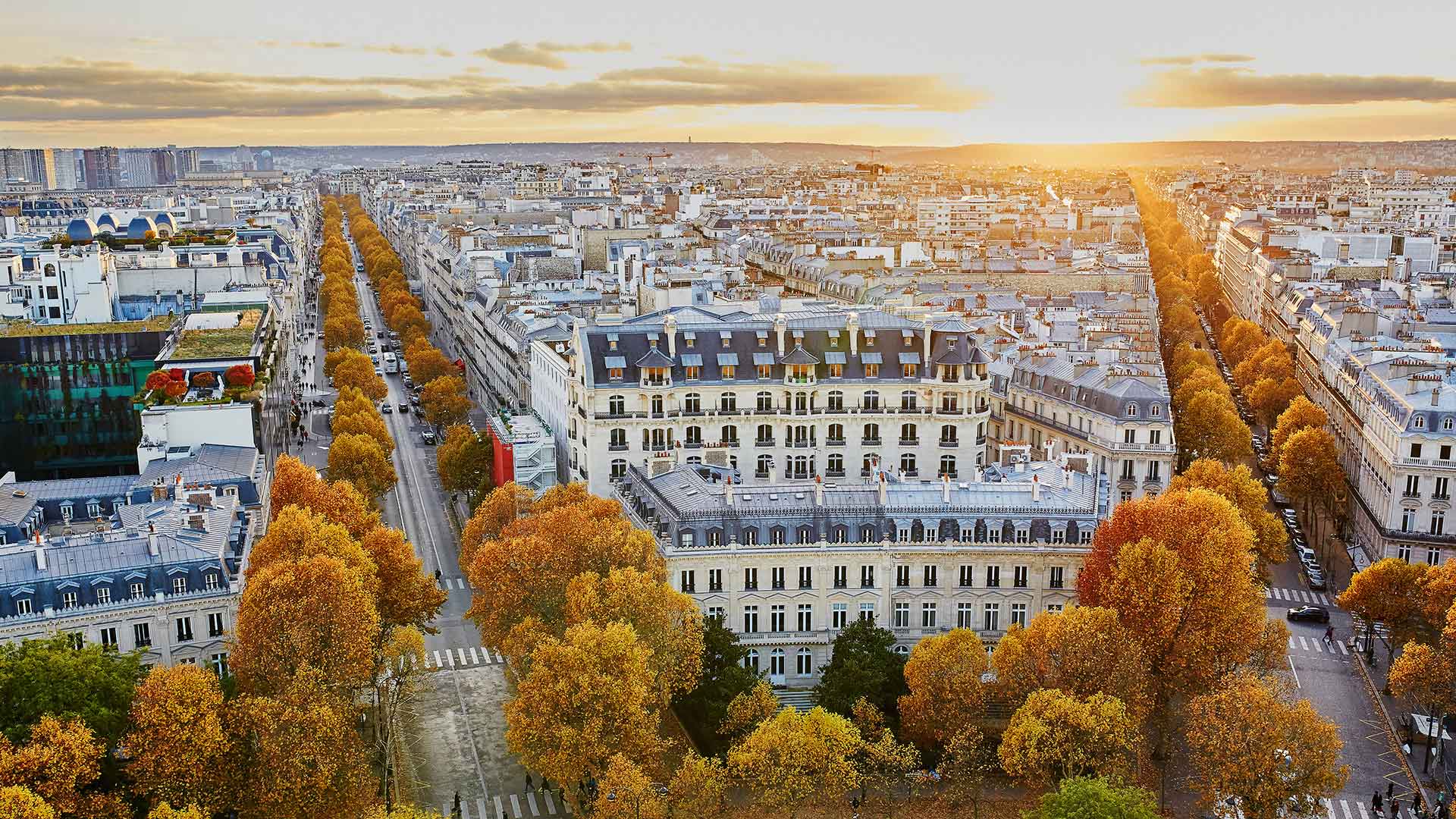 1920x1080 Paris Autumn Wallpaper