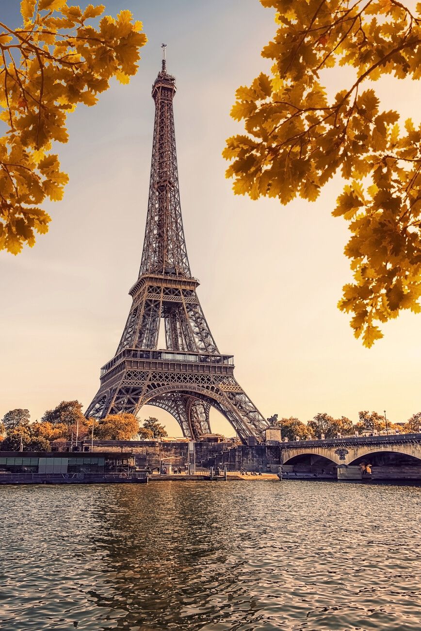 868x1300 Poster Autumn In Paris, Manjik Picture. Wall Art 1 FREE