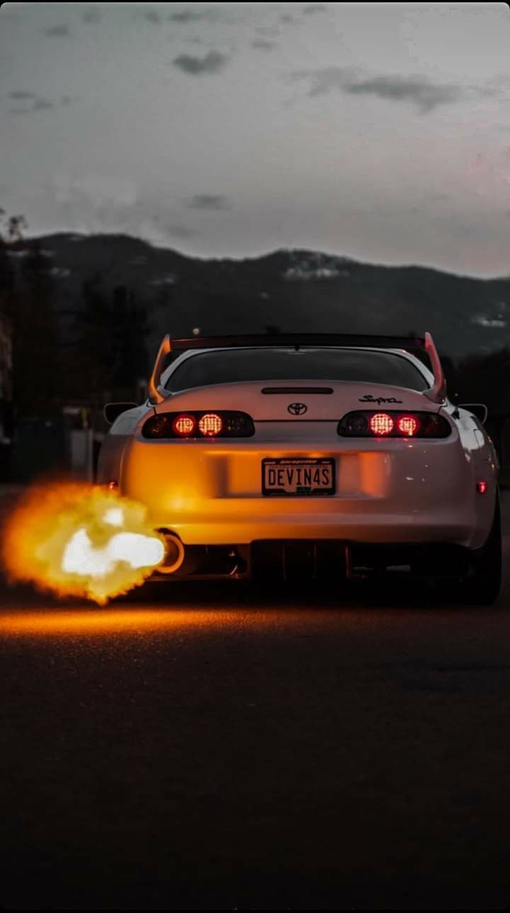 720x1288 Supra flamme. Toyota supra, Toyota supra mk Tuner cars