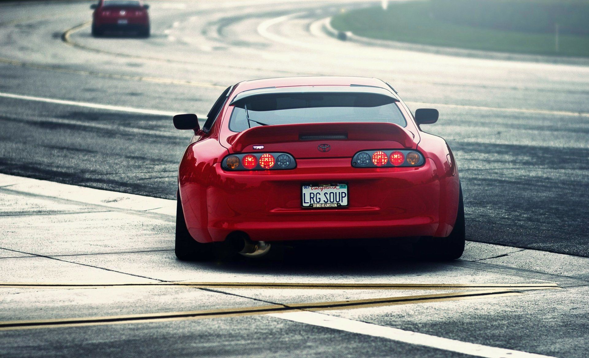 1920x1166 HD Toyota Supra: Sleek Speed on the Open Road Wallpaperx1554