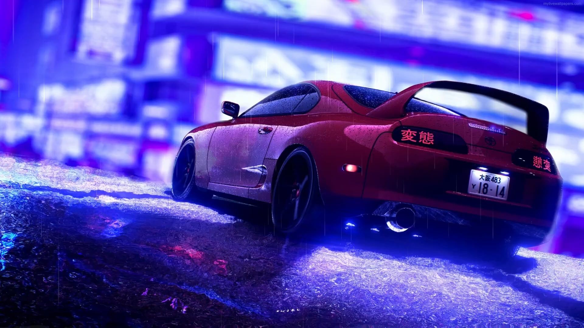 1920x1080 MK4 Toyota Supra Live Wallpaper