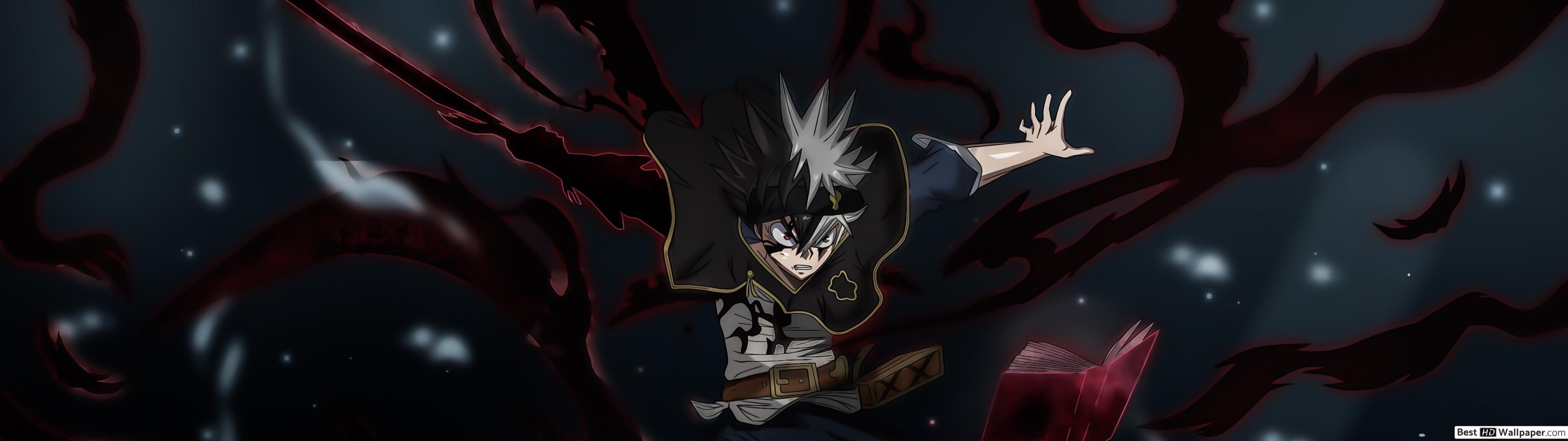 3840x1080 HD Black Clover Anime PC Wallpaper