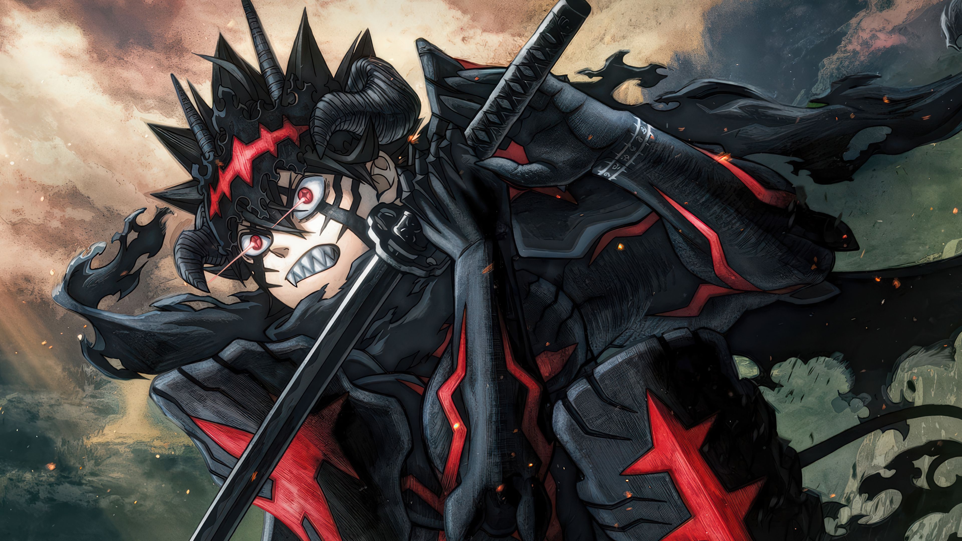 3840x2160 Asta Black Clover Season 2 4K Wallpaper PC HD
