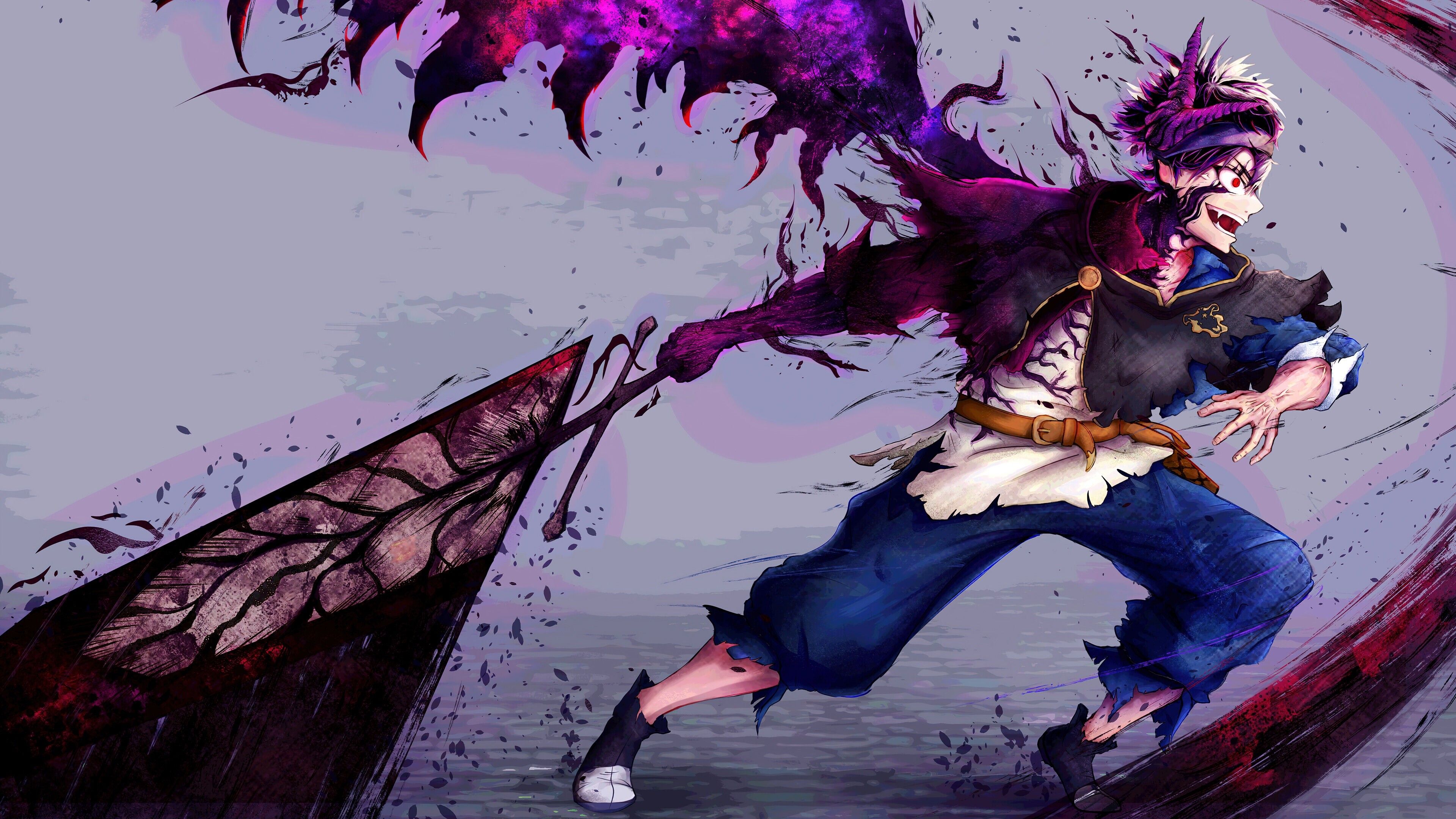 3840x2160 Black Clover Wallpaper