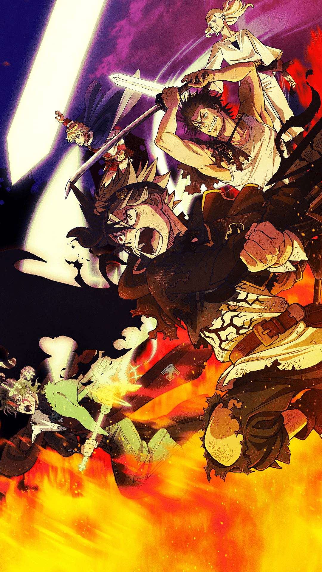 1080x1920 Black Clover New Visual As IPhone Mobile Wallpaper