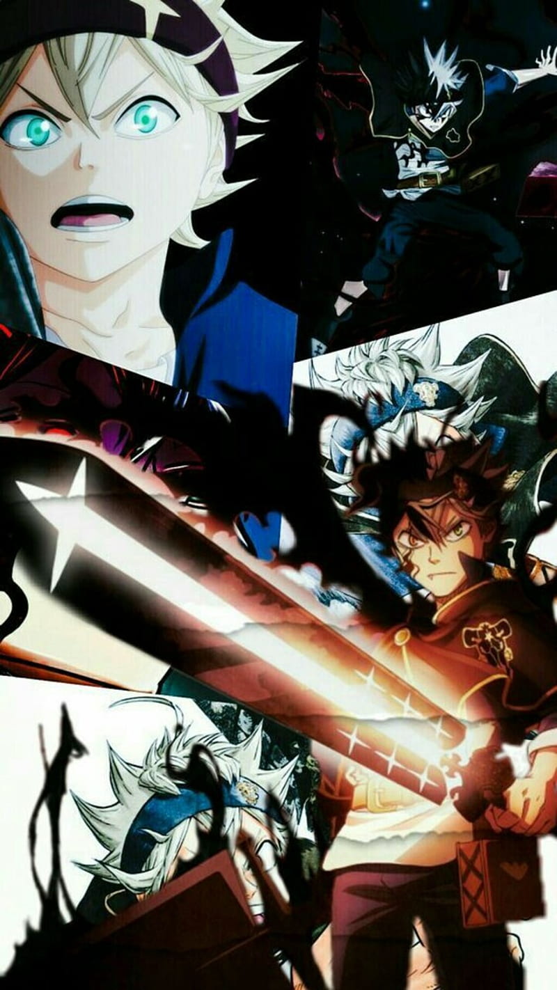 800x1422 Asta, anime, aste, black, clover, dark, HD phone wallpaper