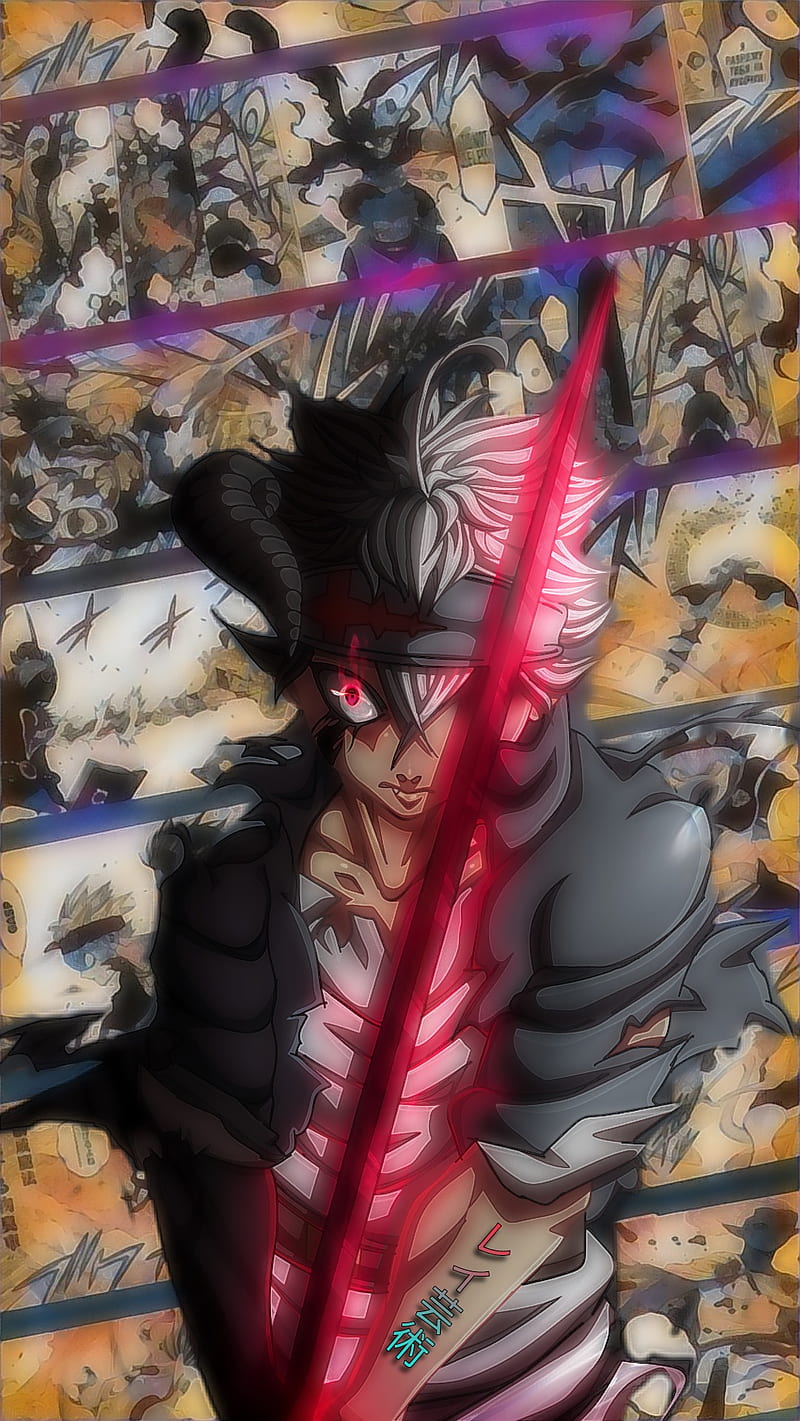 800x1421 Black Clover, anime, demon, sword, HD phone wallpaper