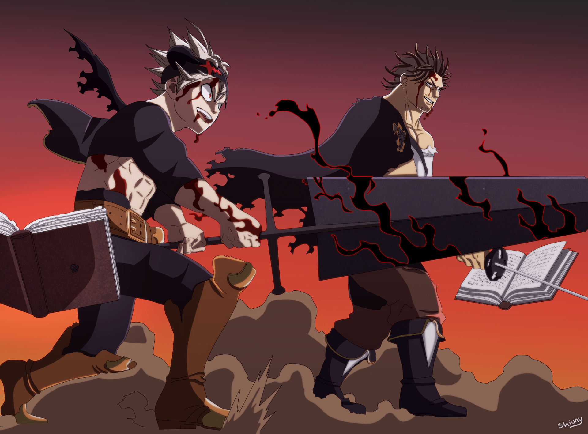 1920x1417 Wallpaper Black Black Clover All Episodes Download Download Yami Sukehiro Asta (Black Clover) Anime Black Clover 4k Ultra HD Wallpaper By Shiuryy 4000x2952