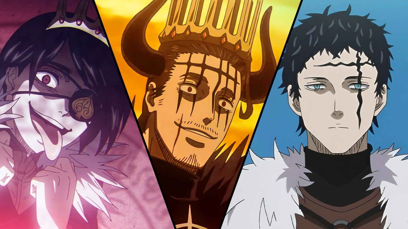 1600x900 Black Clover Season 2: All 3 Dark Triad Members, Ranked