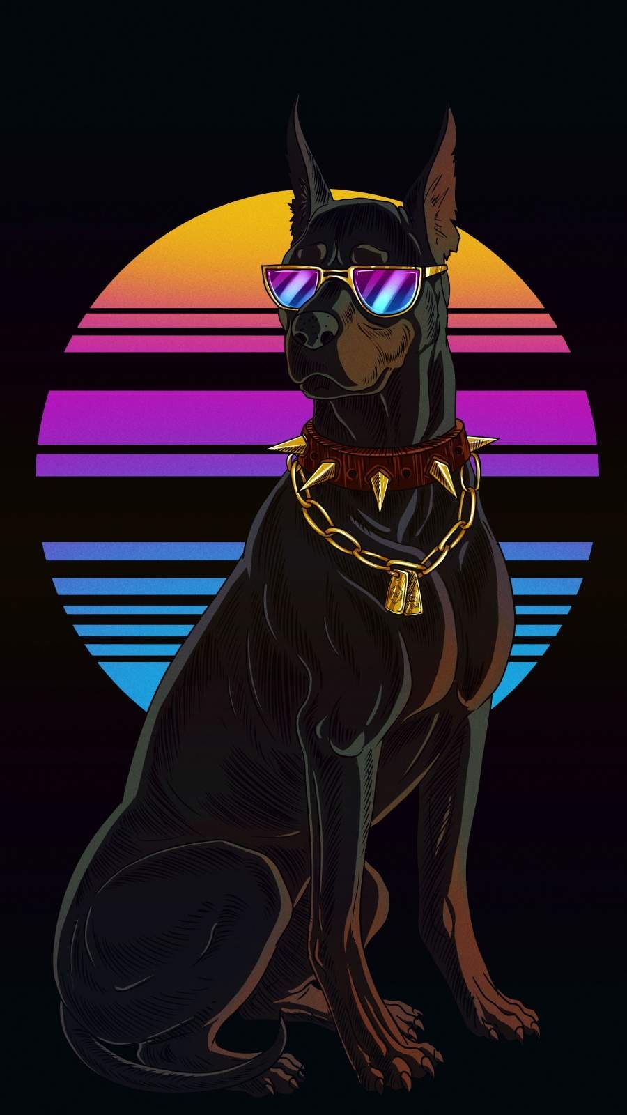 900x1600 Puppy Dobermans Wallpaper