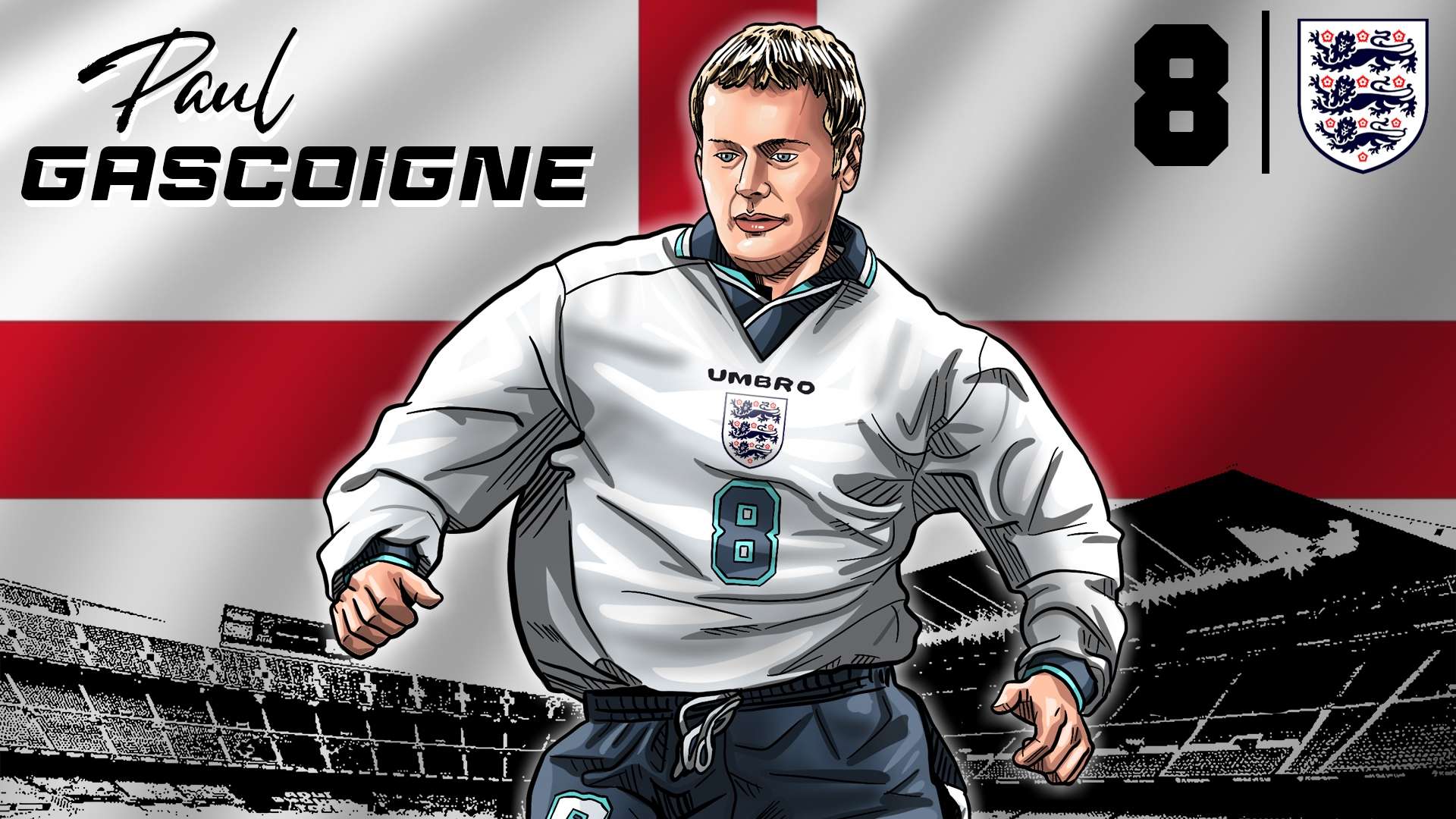 1920x1080 How Paul Gascoigne's talent and tears helped spark an English football revolution. Goal.com UK