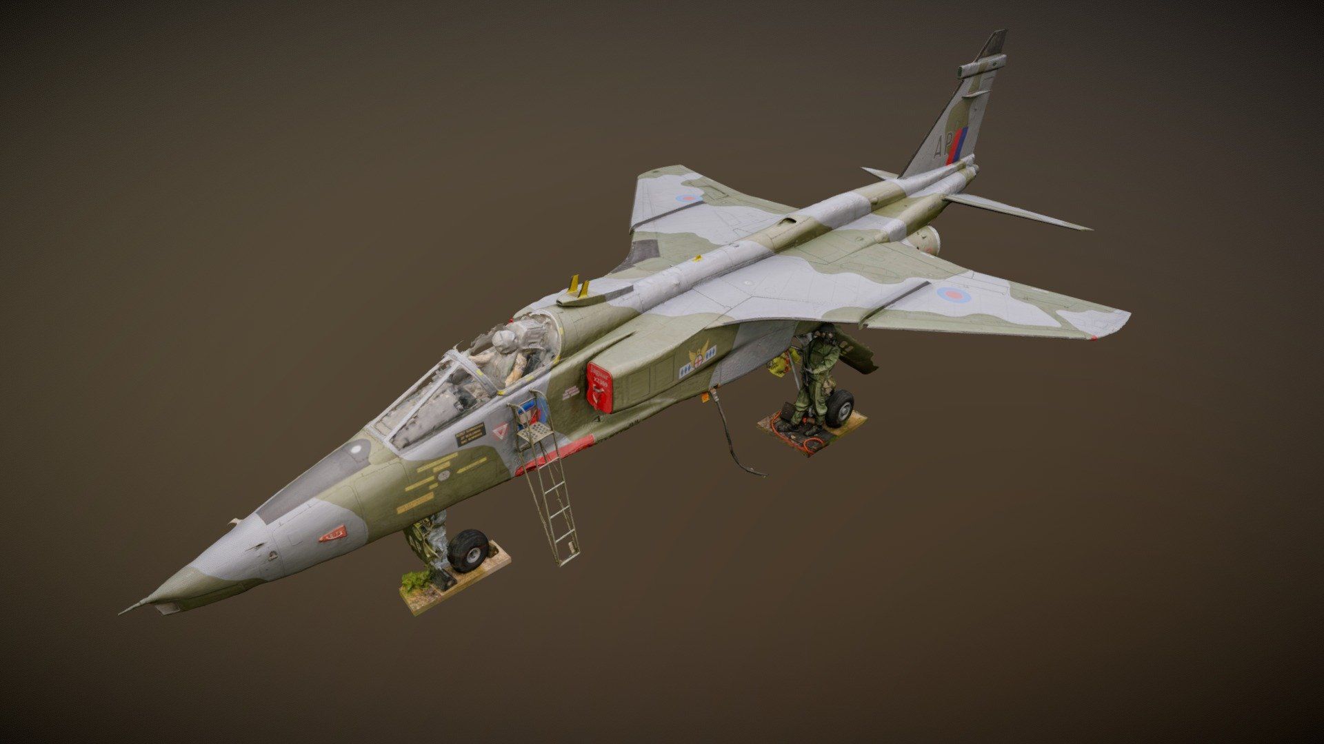 1920x1080 SEPECAT Jaguar GR3a model by blackfirefilms [edd2804]