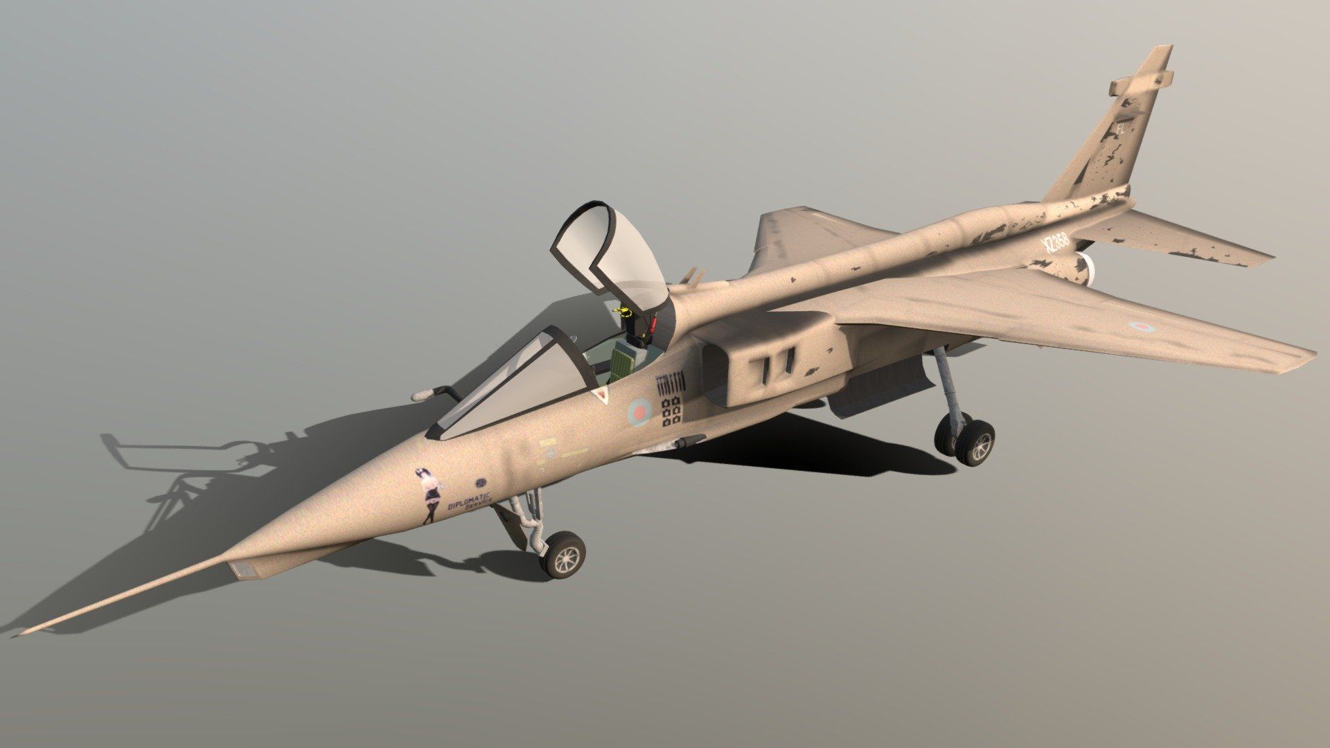 1920x1080 SEPECAT Jaguar Free 3D model by helijah [c0ac78b]