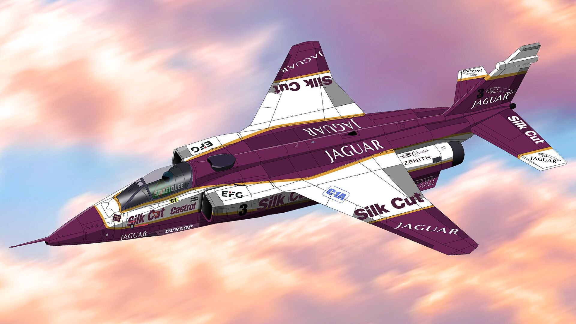 1920x1080 Shafiq Lee Jaguar (custom) XJR 12 Group C