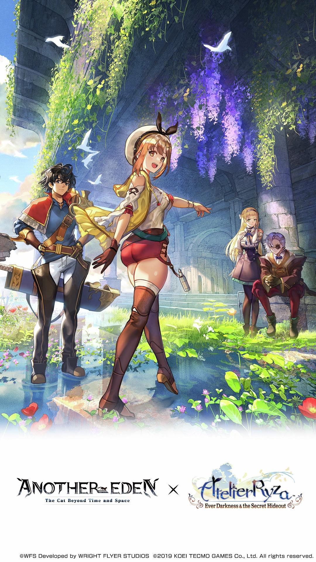 1080x1920 Another Eden x Atelier Ryza wallpaper