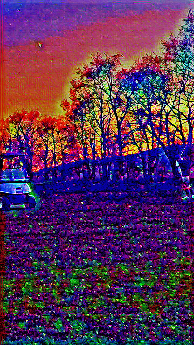 800x1422 Positive Energy, acid, colorful, colors, good vibes, positivity, scenery, trippy, HD phone wallpaper