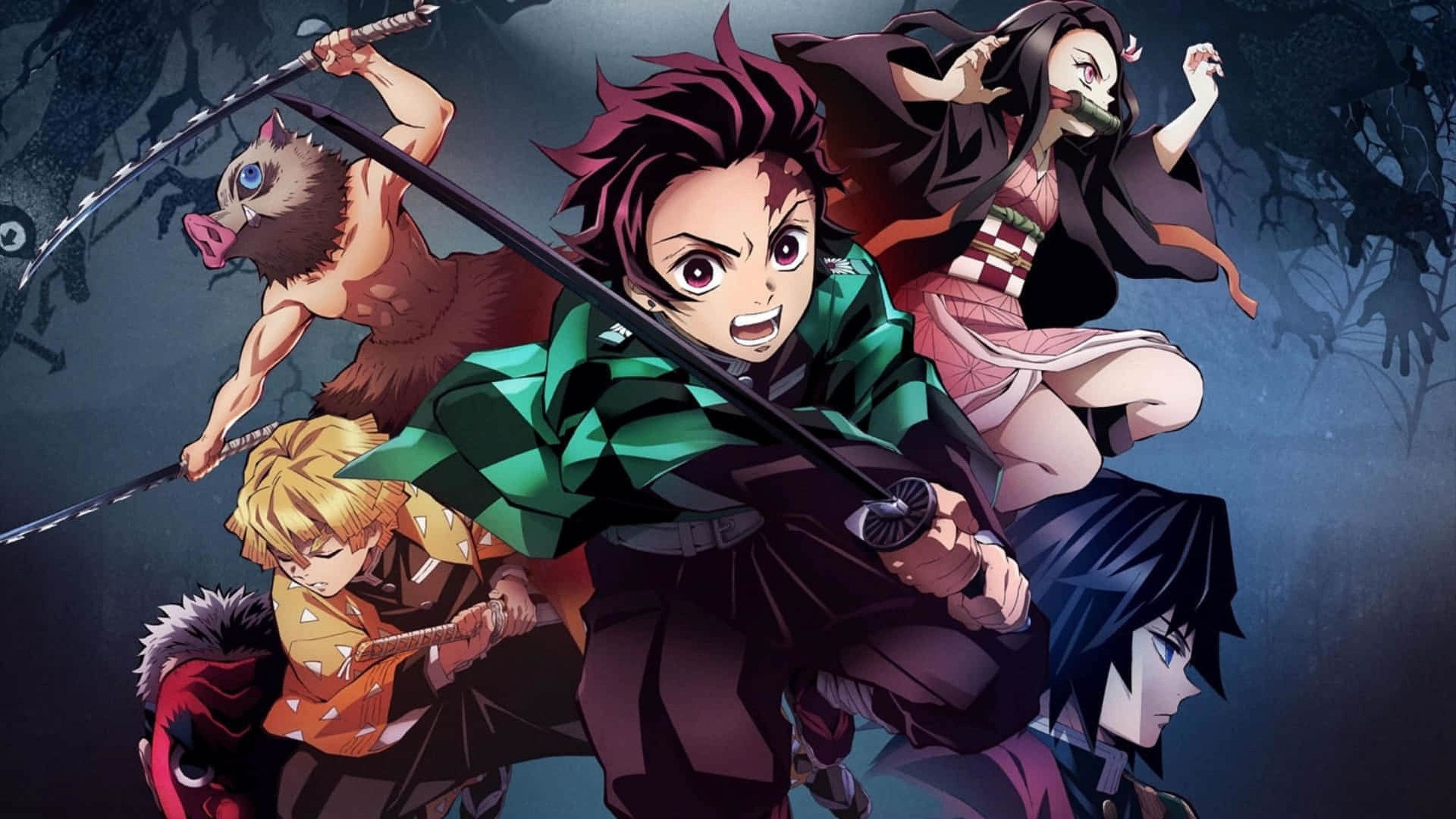 2560x1440 Demon Slayer Art 2K Wallpaper x 1440 pxK
