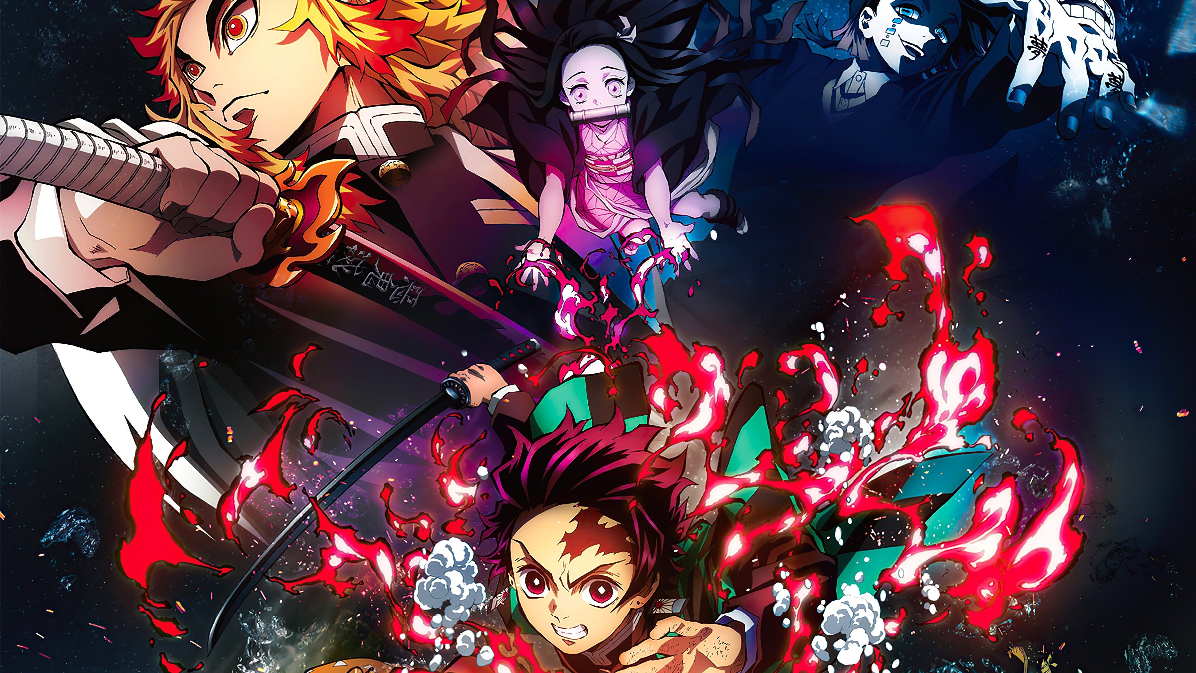 3840x2160 Demon Slayer Anime Wallpaper 4K for Desktop