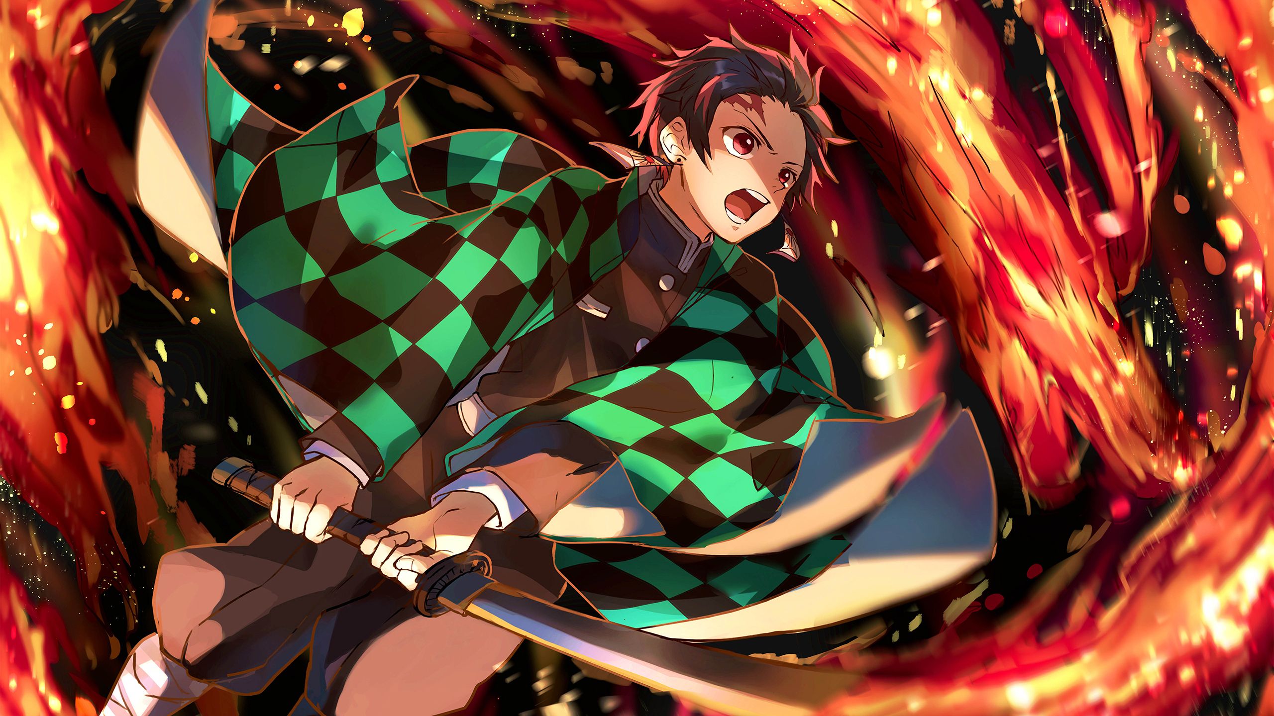 2560x1440 Tanjiro Kamado 2K Wallpaper x 1440 pxK