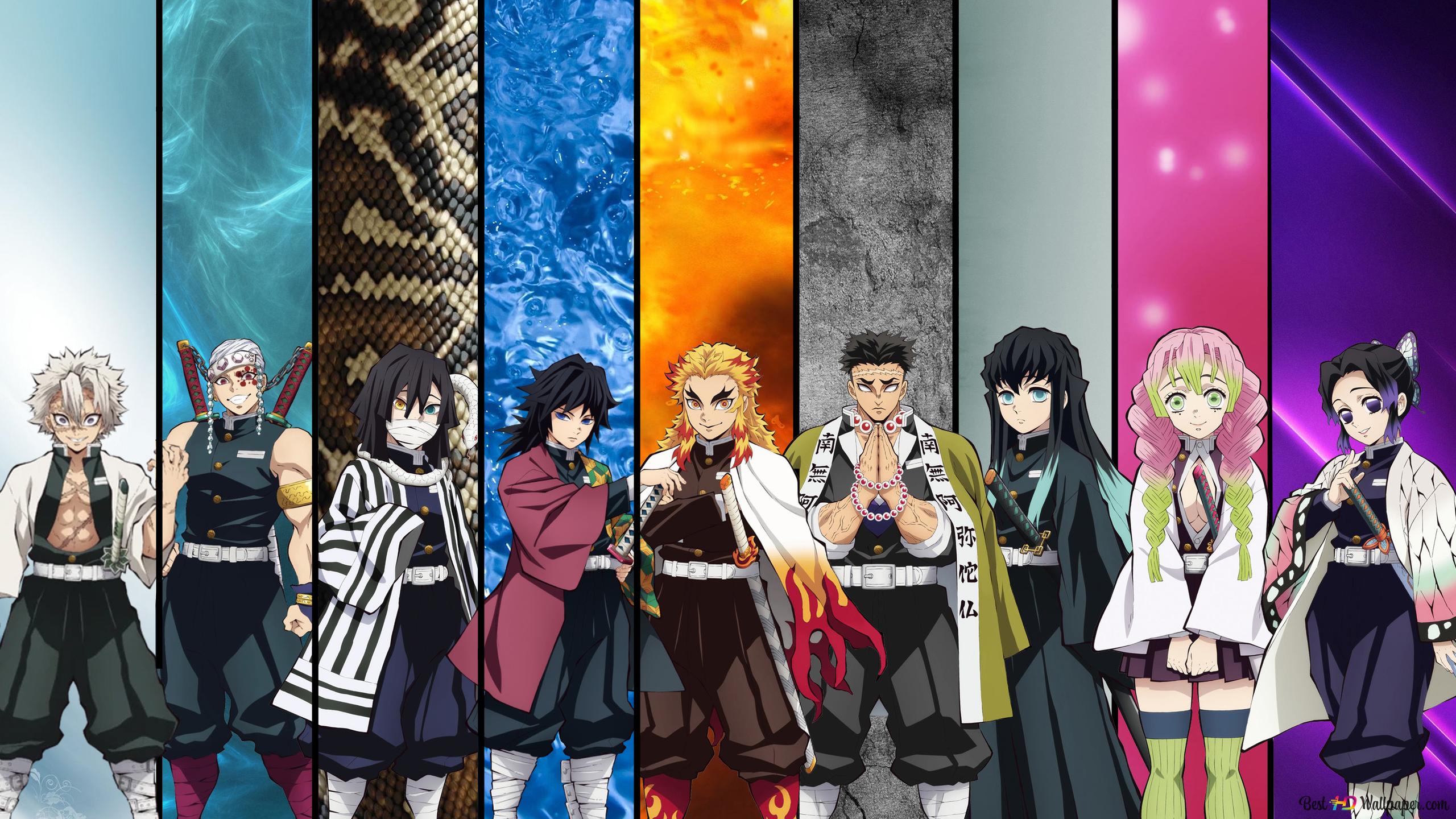 2560x1440 Demon Slayer 2K wallpaper download