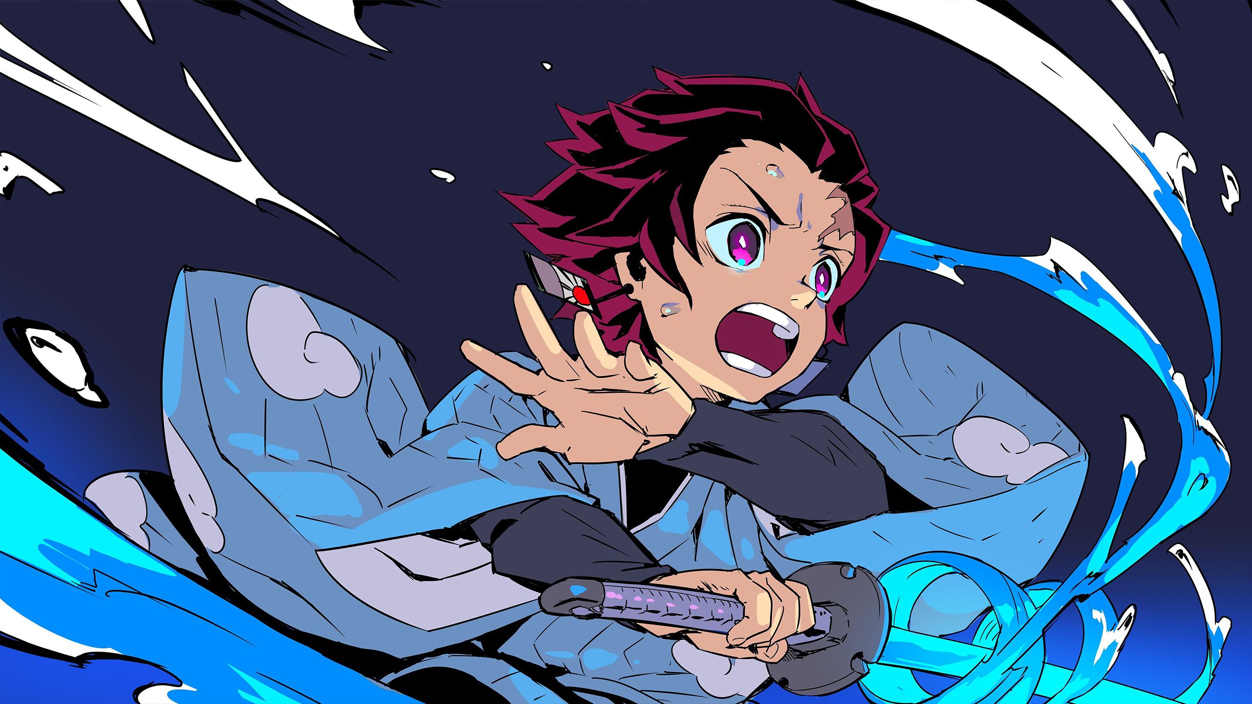 2560x1440 Tanjiro 2K Wallpaper x 1440 pxK