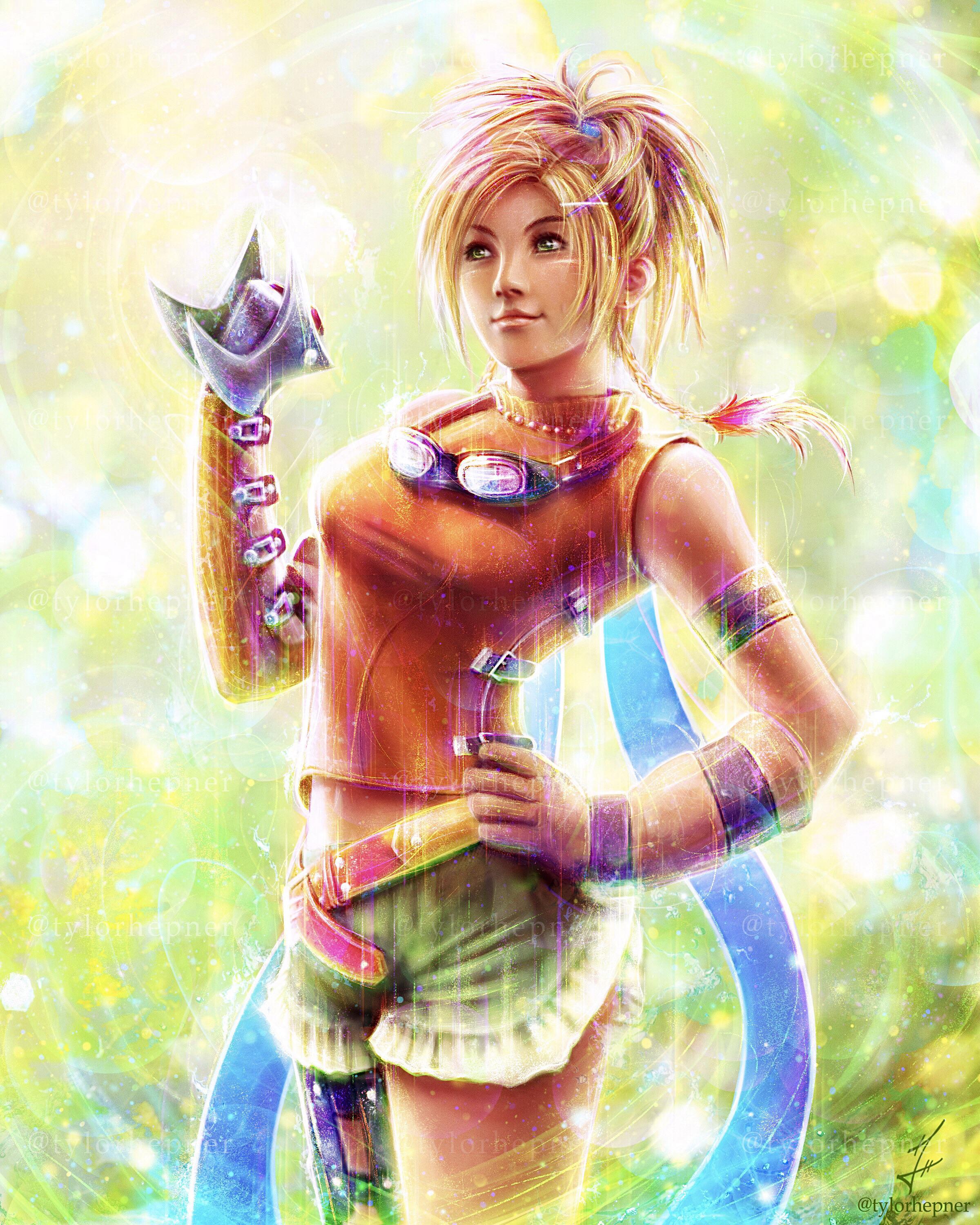 2400x3000 Rikku Painting- Continuing my FFX Drawing Series