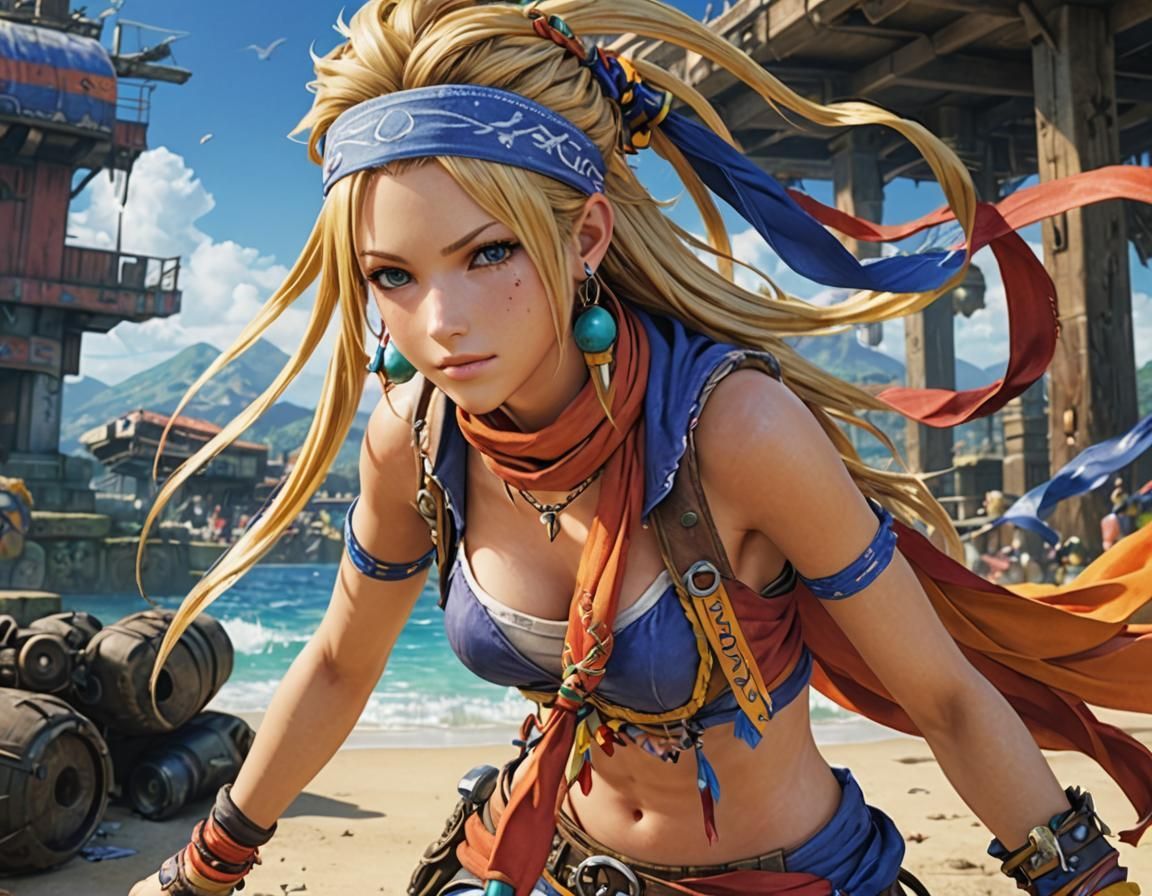 1152x896 Rikku, Ready to go Boom
