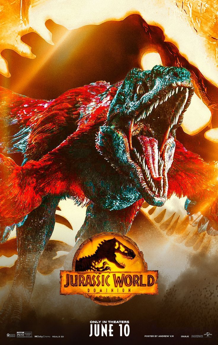 736x1164 Jurassic World Dominon Poster Pyroraptor