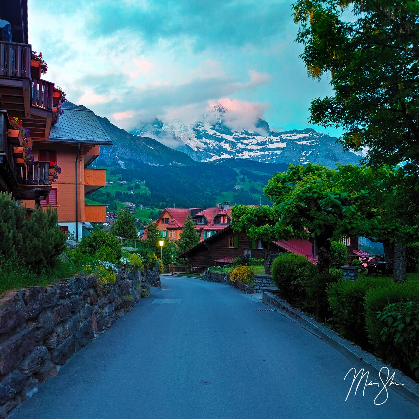 1440x1440 Beautiful Wengen. Wengen, Switzerland. Mickey Shannon Photography