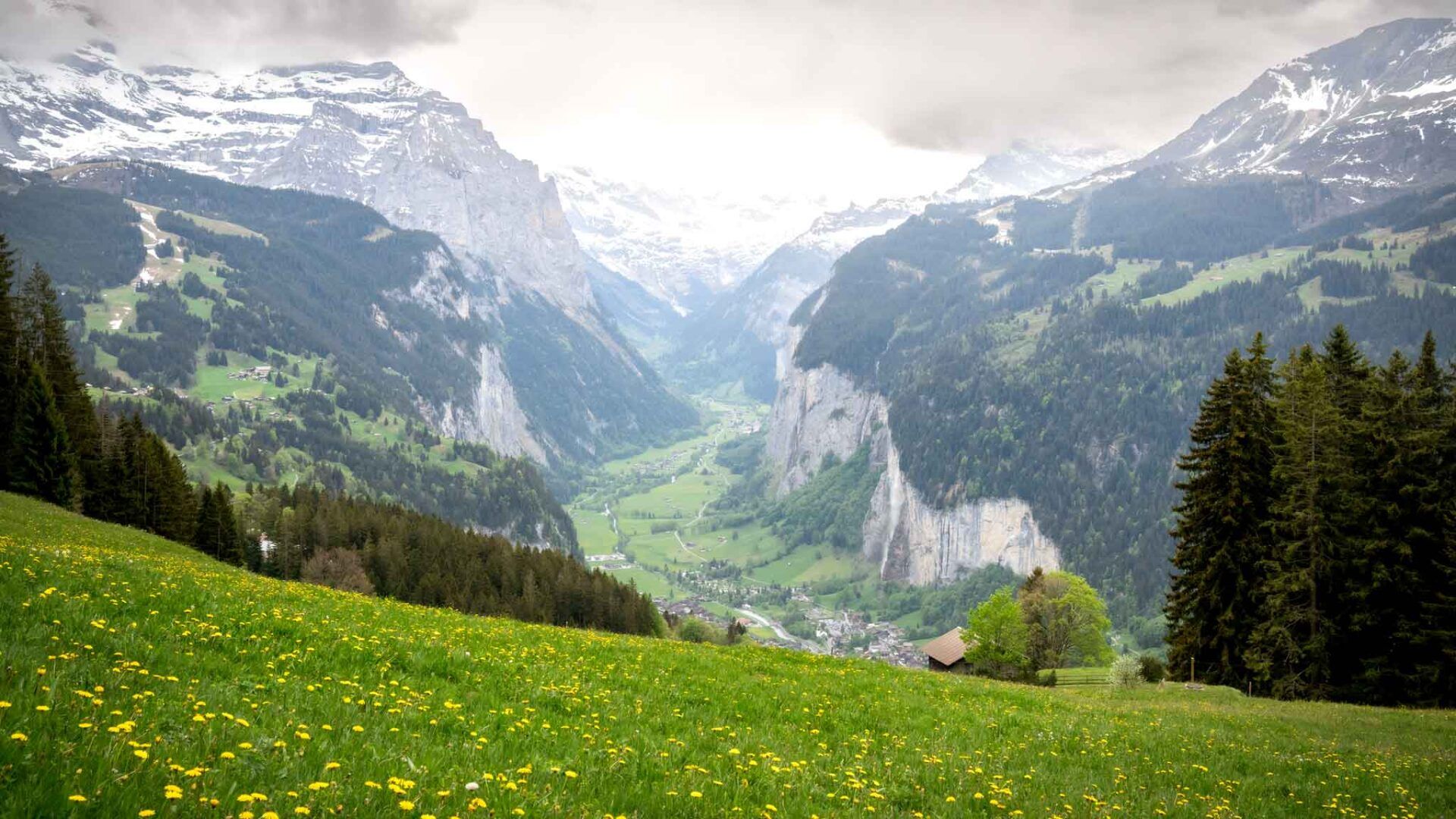 1920x1080 Photo Shoot above Wengen in Interlaken, Iseltwald, Grindelwald, Lauterbrunnen, Wengen and Zermatt