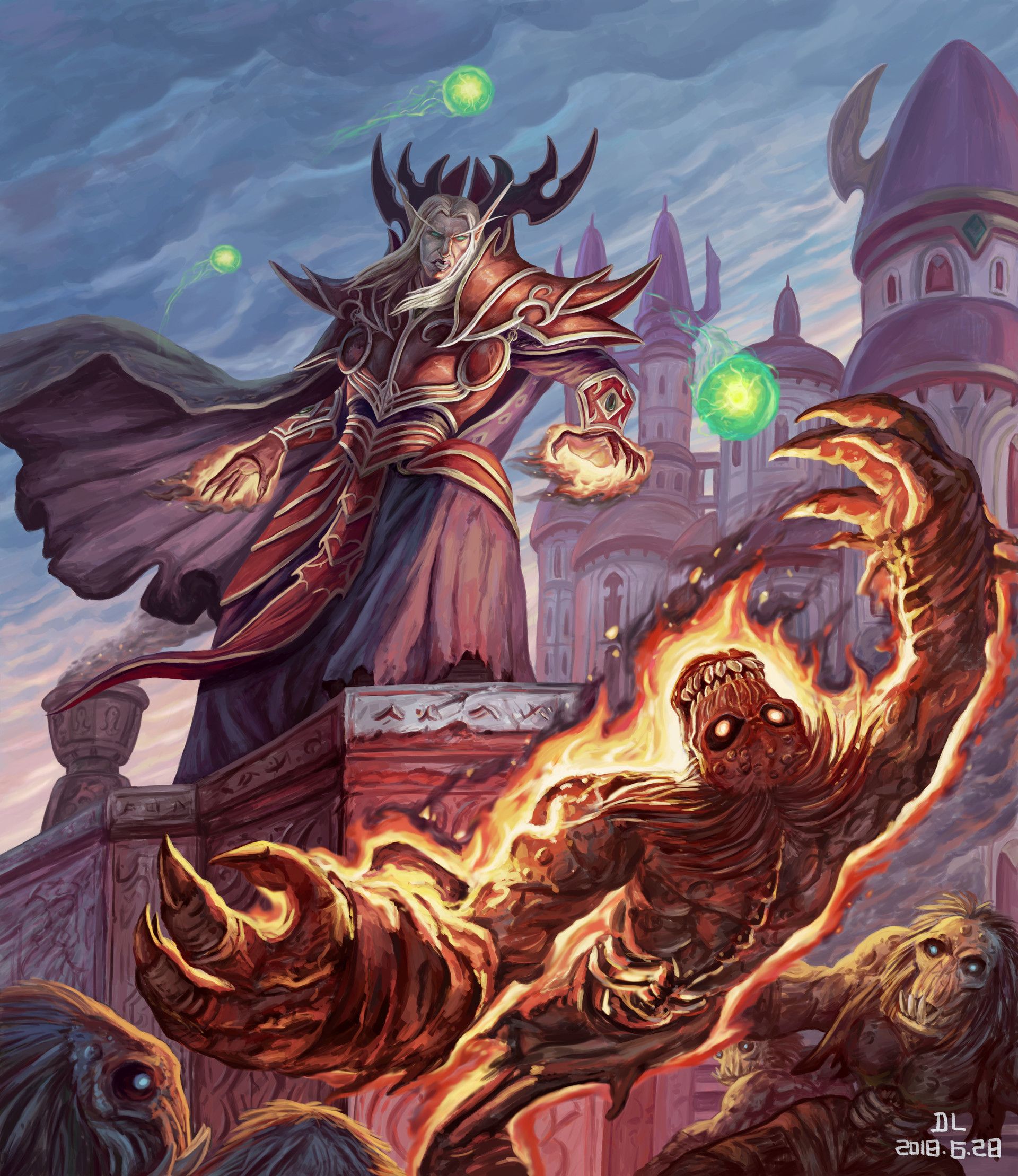 1920x2218 Delong Xu Of Warcraft Kael'Thas Sunstrider