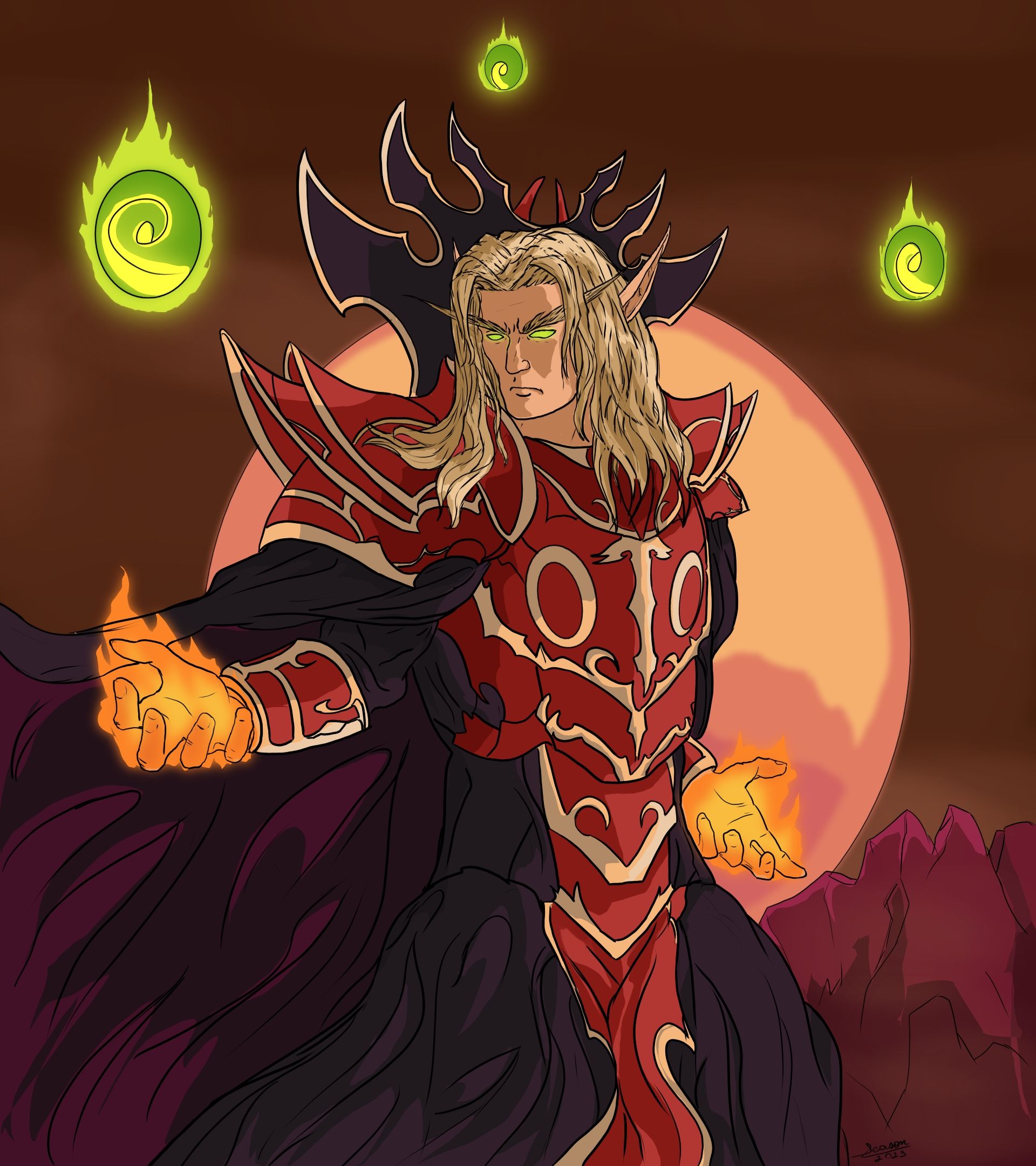 1920x2160 Kael'thas Sunstrider (fanart) by SeasonofTreason on Newgrounds