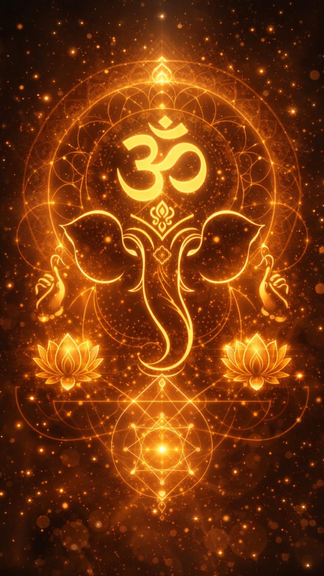 1080x1920 Buy Ganesha Inspired Spiritual Phone Wallpaper. Wisdom & Success. Digital Download Online in India