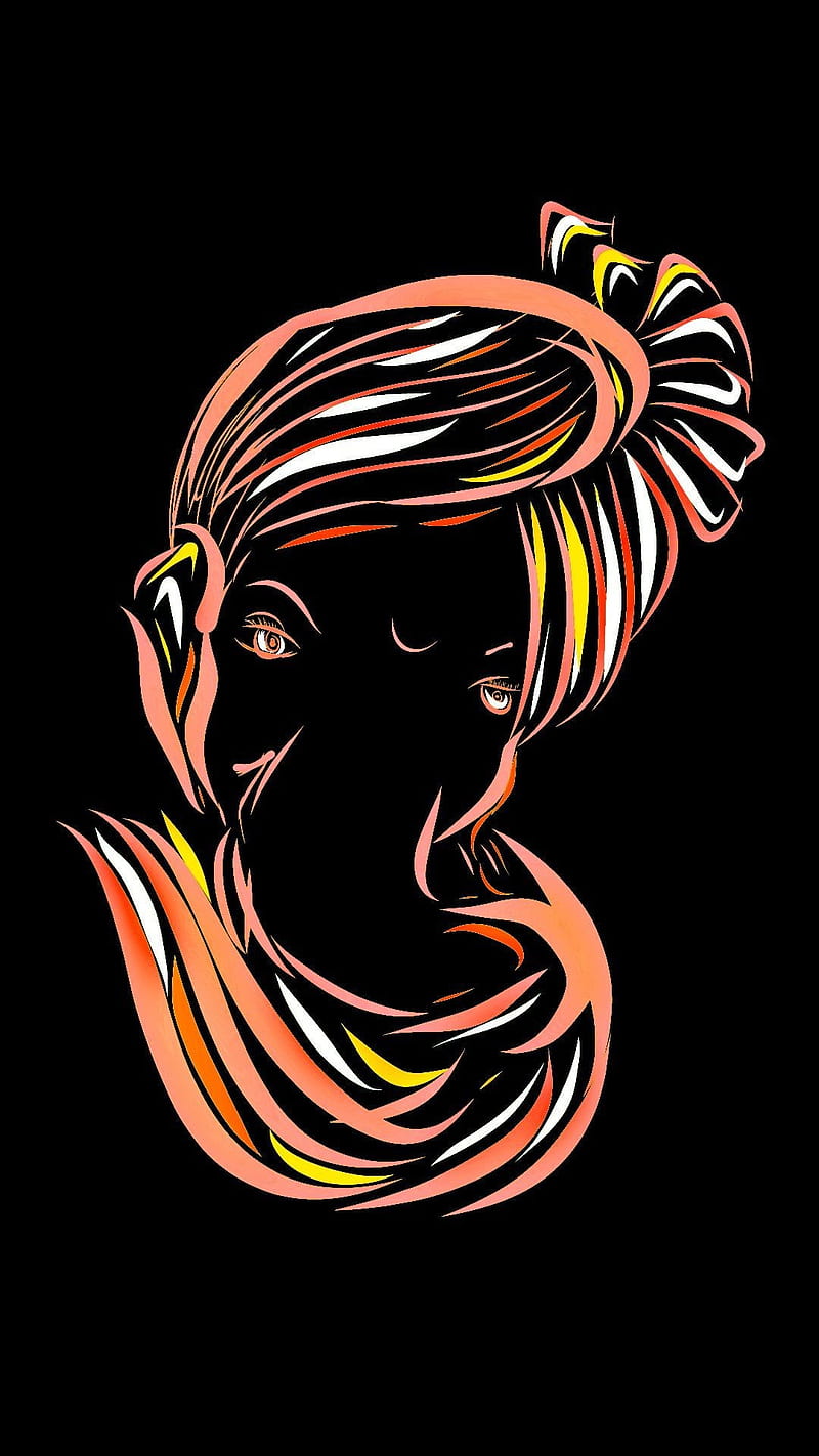 800x1422 HD ganesha art wallpaper
