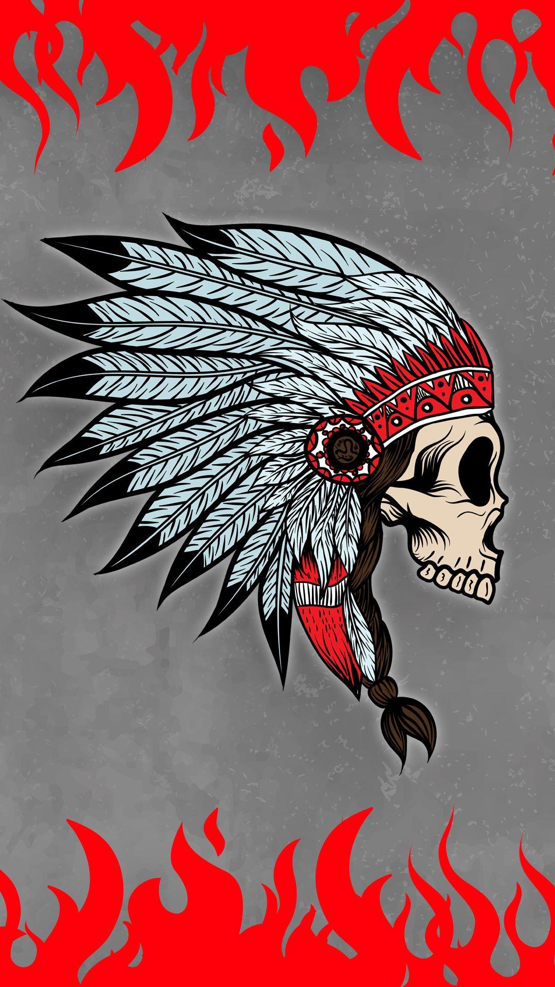 1080x1920 Indian Skull Wallpaper