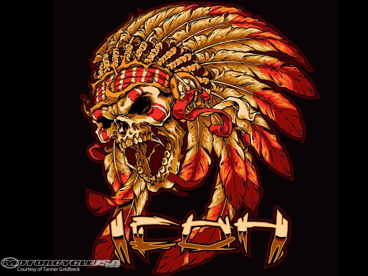 1280x960 Indian Skull Wallpaper