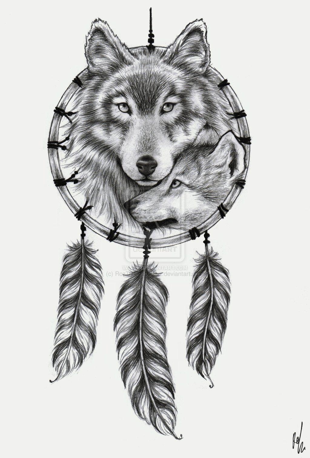 1024x1511 Wolf_dreamcatcher_tattoo_design_by_rozthompsonart D61k2xy
