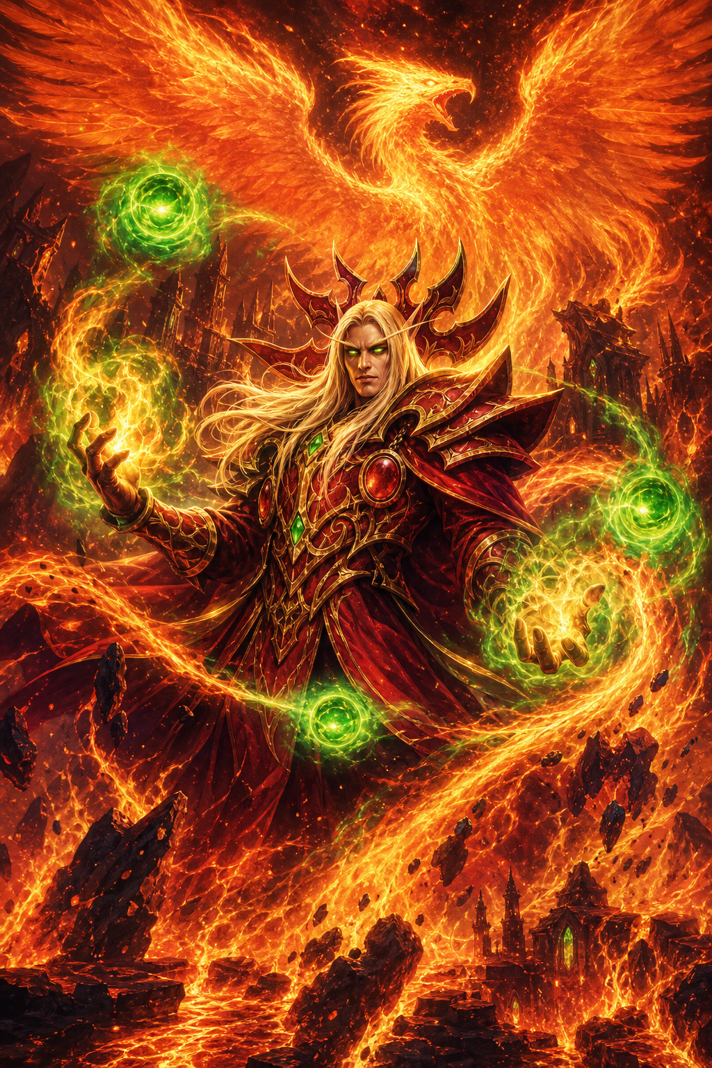 1024x1536 Cómic IA: Kael'thas Sunstrider, Lord of the Blo