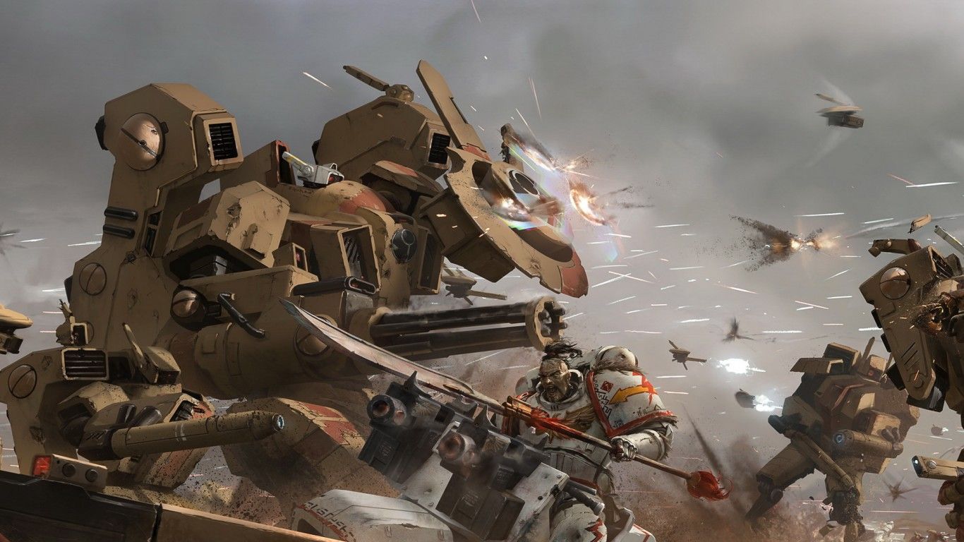 1366x768 Tau Vs White Scars Wallpaperx768
