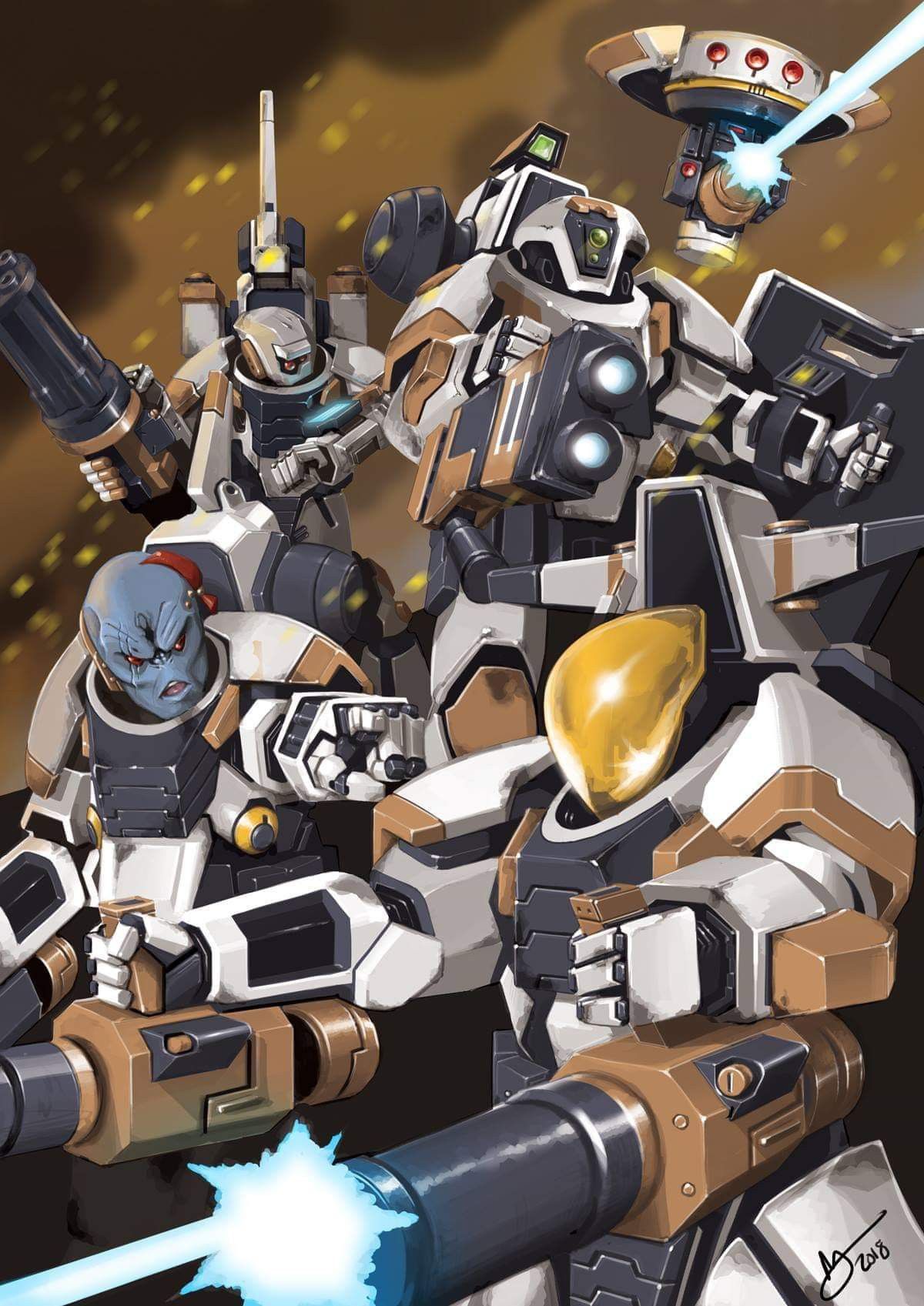 1200x1697 Discover 150 Warhammer 40k Tau Empire and tau battlesuit conversion ideas. tau battlesuit army, tau army stealth group, urban tau and more