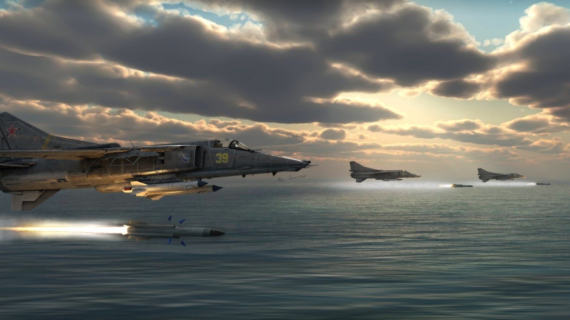1920x1080 Stunning HD Wallpaper Of Mikoyan MiG 27 In Military Actionx1080