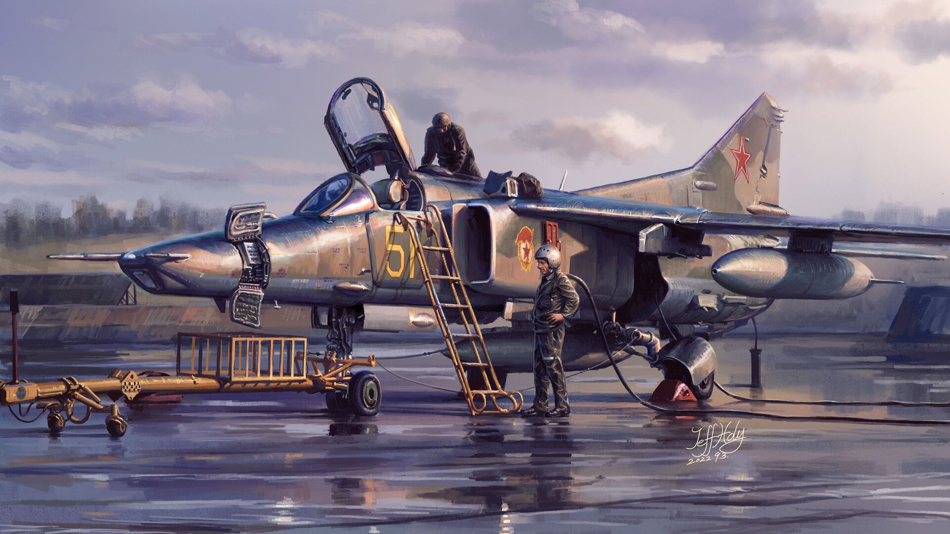 1920x1080 Jeffholy Mikoyan MIG 27D (Микоян МиГ 27)